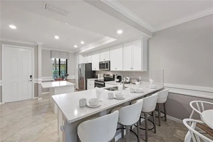 White bright kitchen