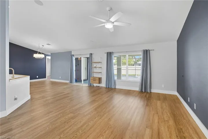 Family Room to Back Slider Pool/Patio