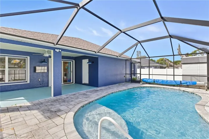 View of Pool with Sun Shelf and "Bubbler"