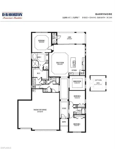 View of floor plan / room layout