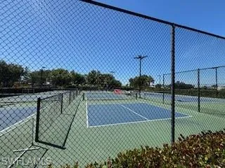 View of sport court pickle ball and tennis