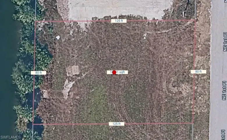 Map of property location featuring property boundaries highlighted