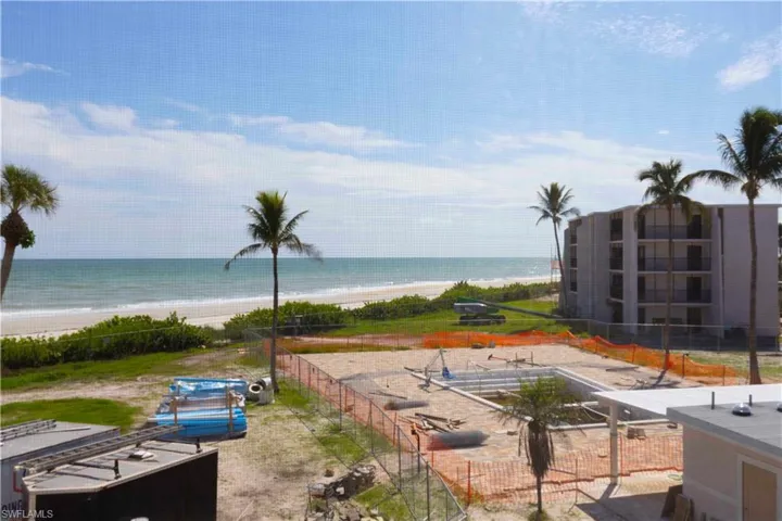 View of water feature featuring a view of the beach