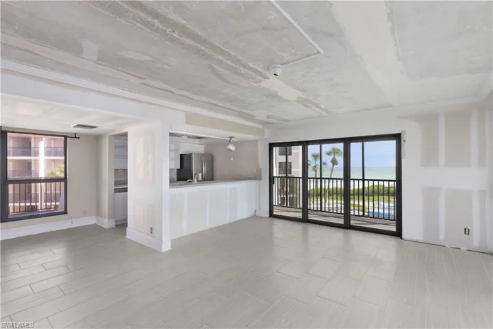 View of unfurnished living room
