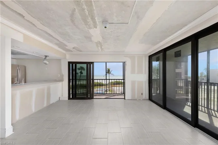 View of unfurnished living room