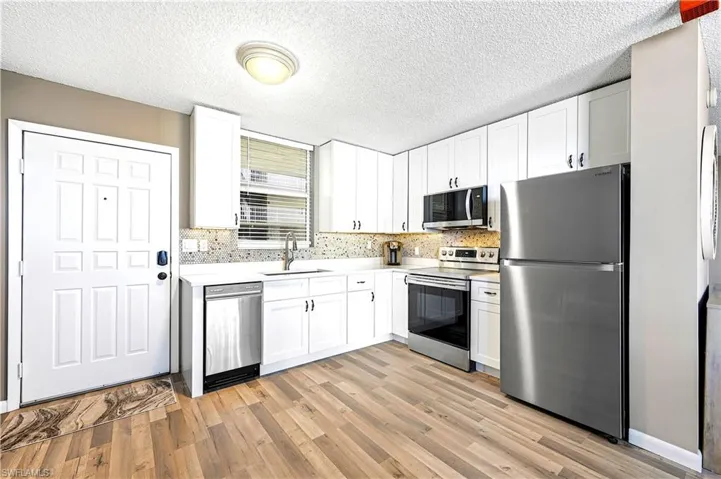 All new kitchen with full length cabinets