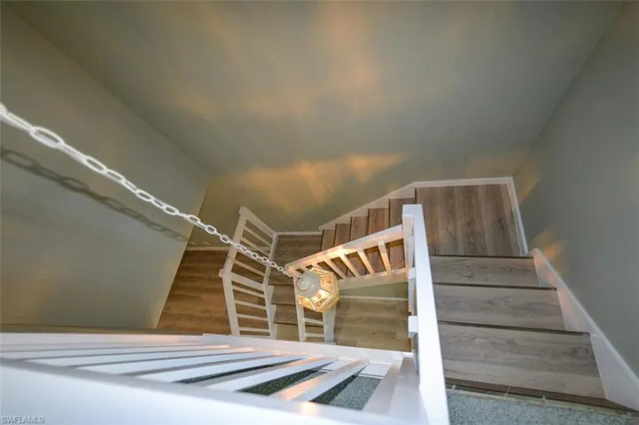 View of stairway