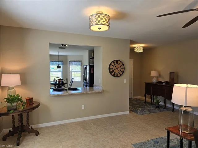 Great Room to Kitchen Pass Through