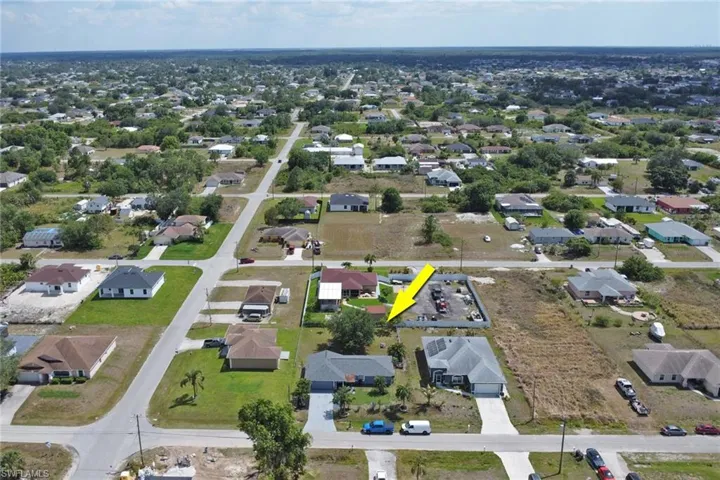Bird's eye view featuring a residential view