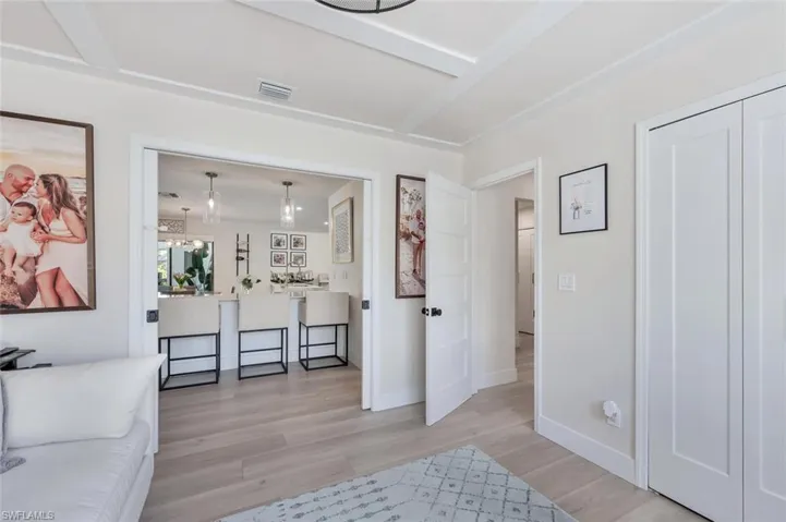 view from 2nd bedroom to family room