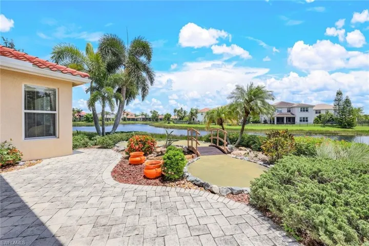 View of patio / terrace featuring a water view