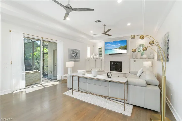 Very inviting family area with room for all.