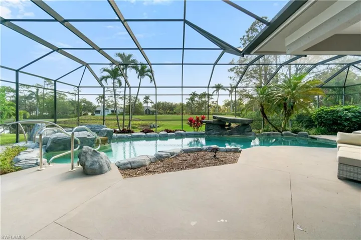 Beautiful pool area