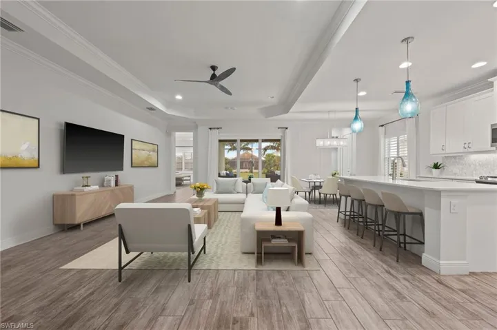 Living Room Staged