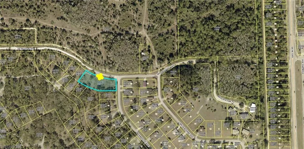 Aerial overview of property's location