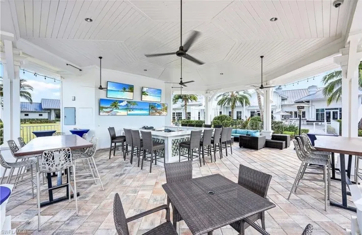 Outdoor pool bar