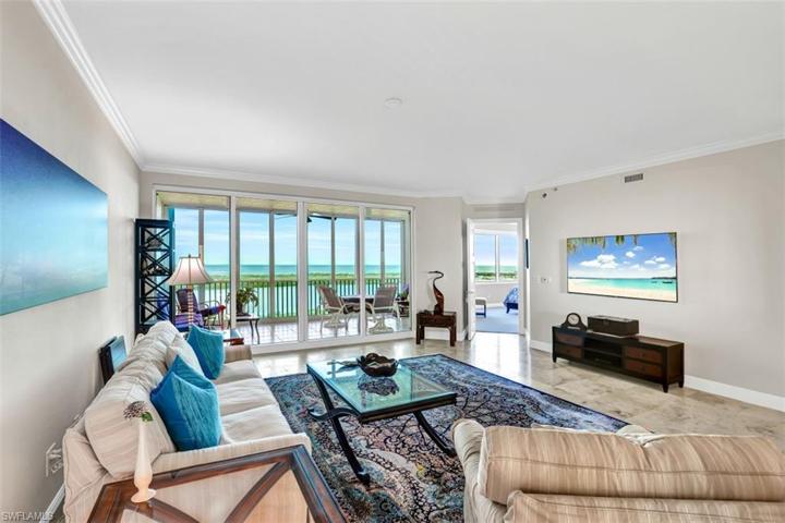 Living Room overlooking the Gulf of Mexico