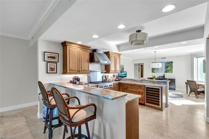 Kitchen overlooking Dining Room