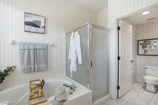 En Suite Bath with Garden tub and Separate Shower
