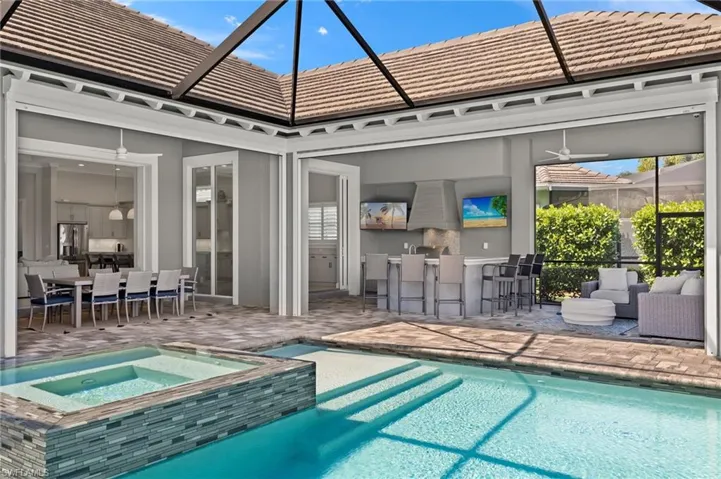 Pool & Spa with Outdoor Living