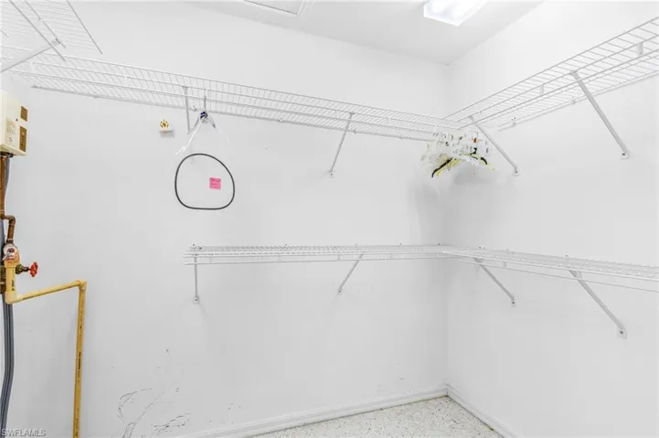 View of spacious closet