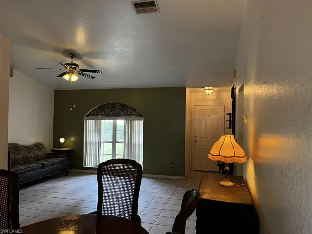 Dining to Living Area