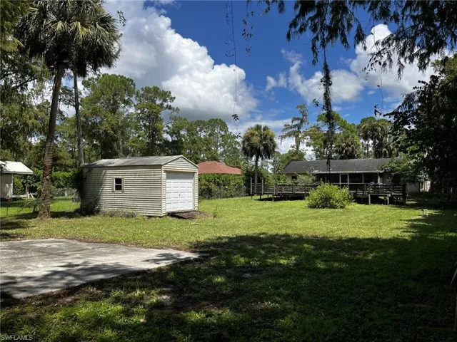 View of back of home