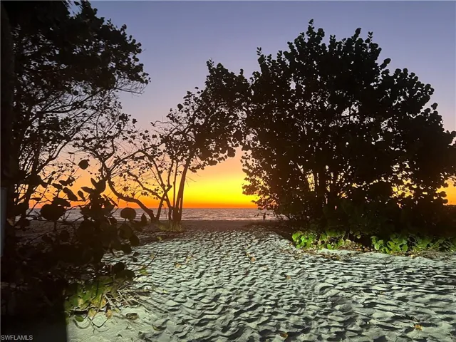 Naples Bach at Sunset