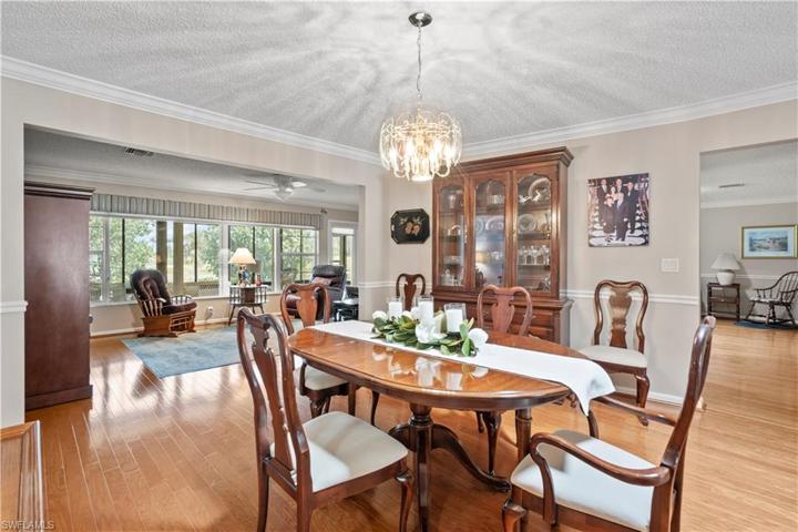 Formal dining area