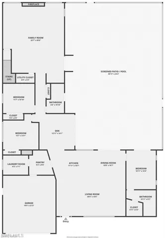 View of floor plan / room layout
