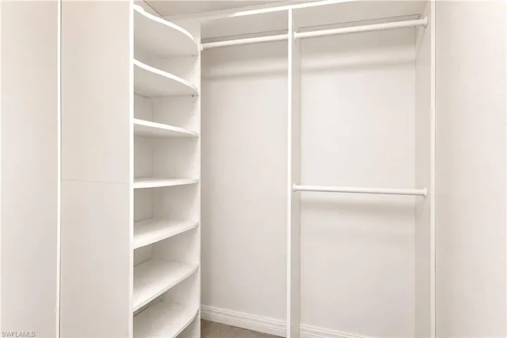 His and her walk in closets