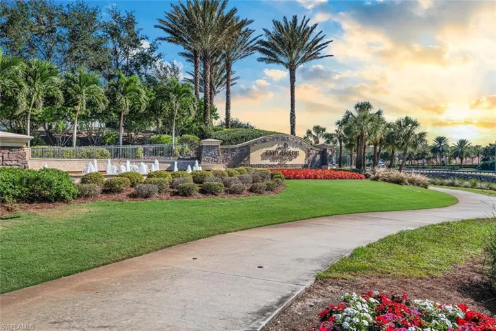 View of community with a lawn