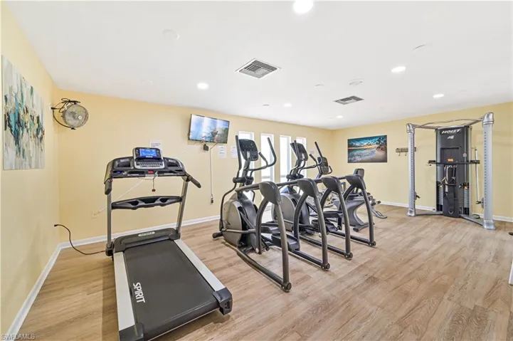Great workout room with updated equipment