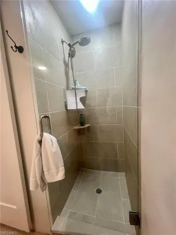 First floor shower