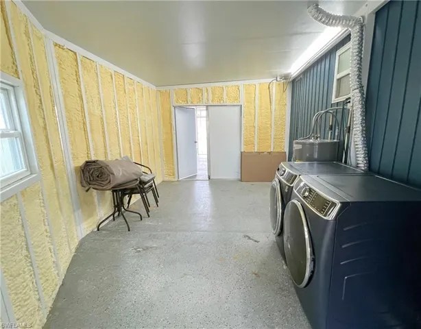 Shed and Laundry area
