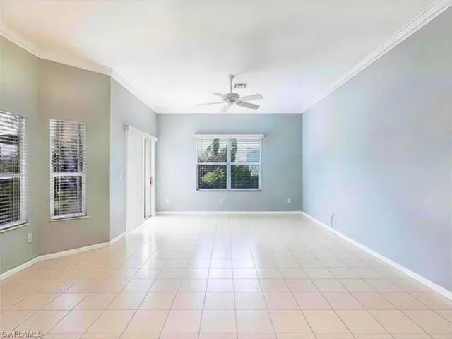 This den flex room also has space for a small dinette
