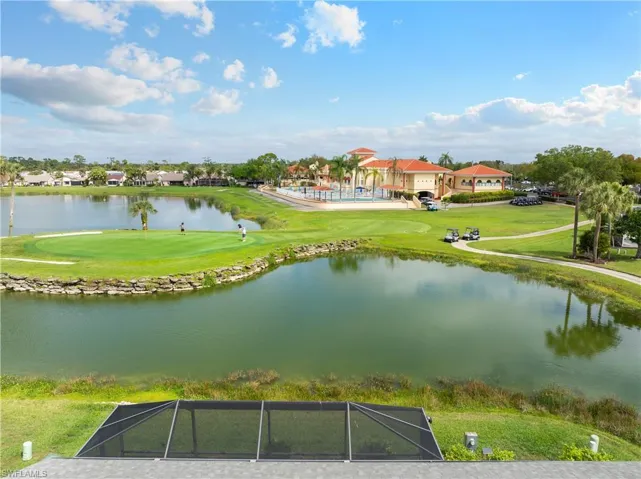 Water view featuring a local golf course