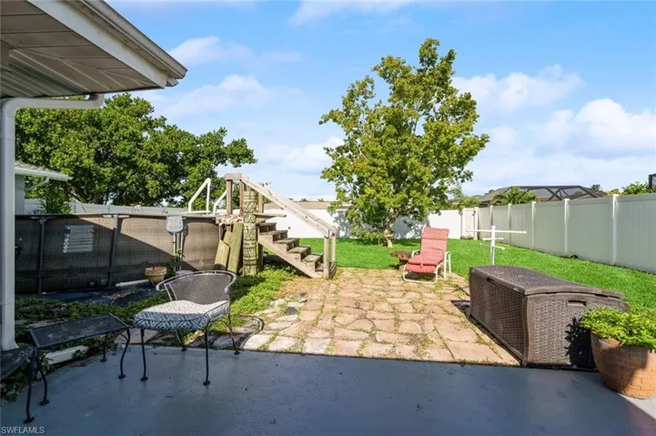 View of patio