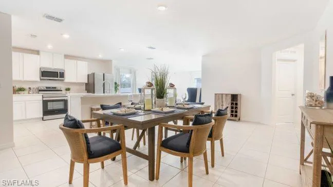 Model home - actual features may vary.