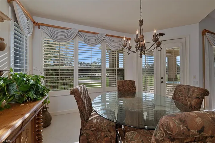 Dining room featuring light tile flooring