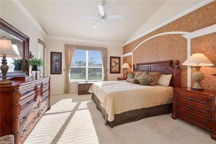 Master bedroom with great views
