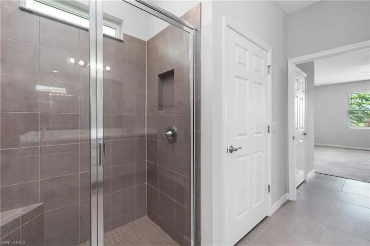 Master bathroom shower