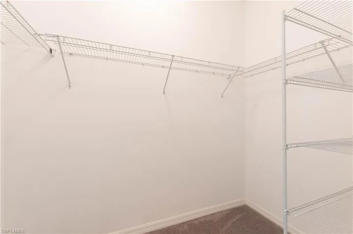 Walk-in closet #1 featuring carpet