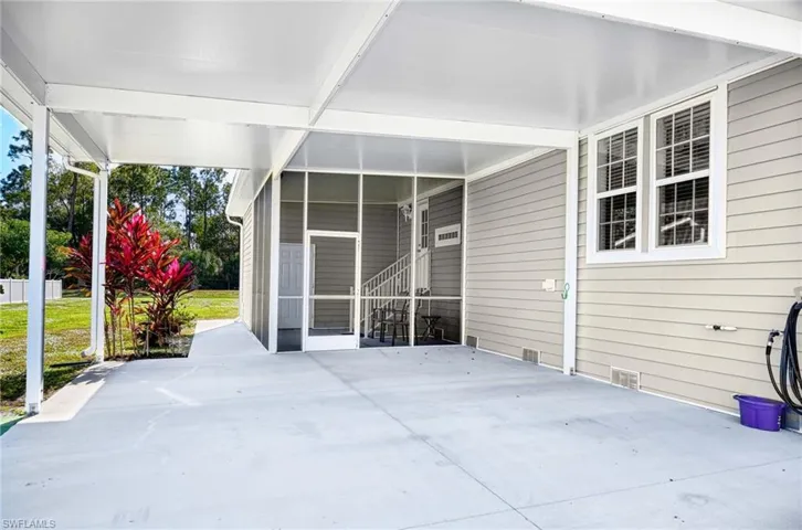 Patio and Car Port