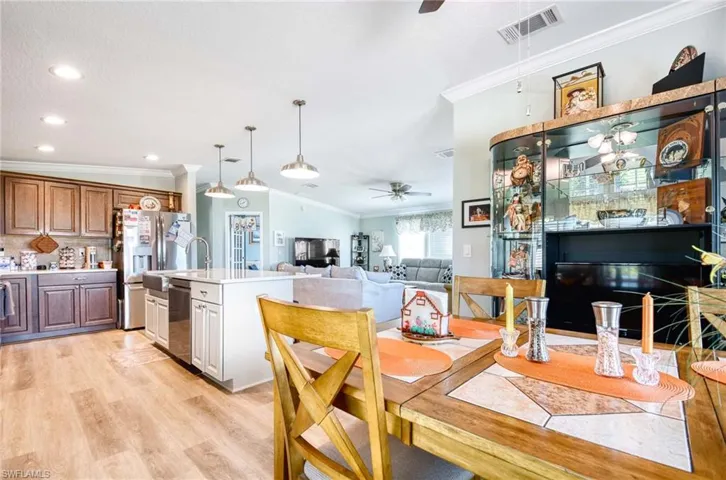Dining and Kitchen area