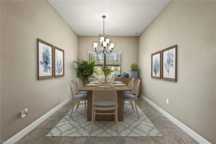 Dining Room - Virtually Staged