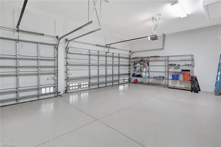 Spacious 3 car garage