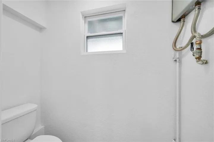 Half bath with toilet