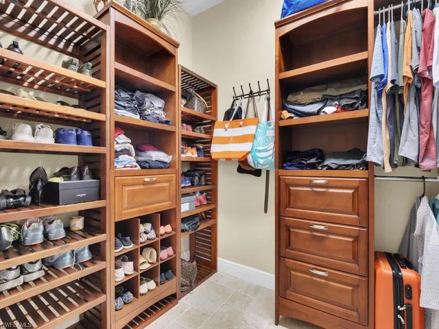 View of spacious closet