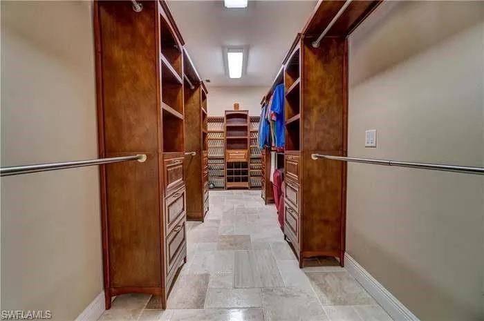 View of spacious closet